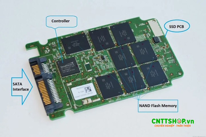 SSD là công nghệ lưu trữ hiện đại, sử dụng chip nhớ flash thay vì các đĩa cơ học như HDD