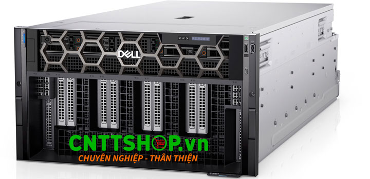 Máy chủ DELL EMC XE9680 phục vụ AI, học sâu, HOC hỗ trợ lên đến 8 GPU NVIDIA H100