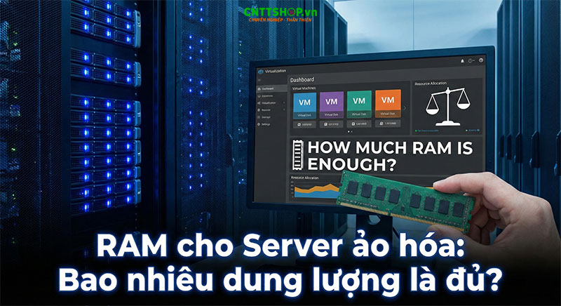 Ảnh giới thiệu bài viết RAM cho server ảo hóa
