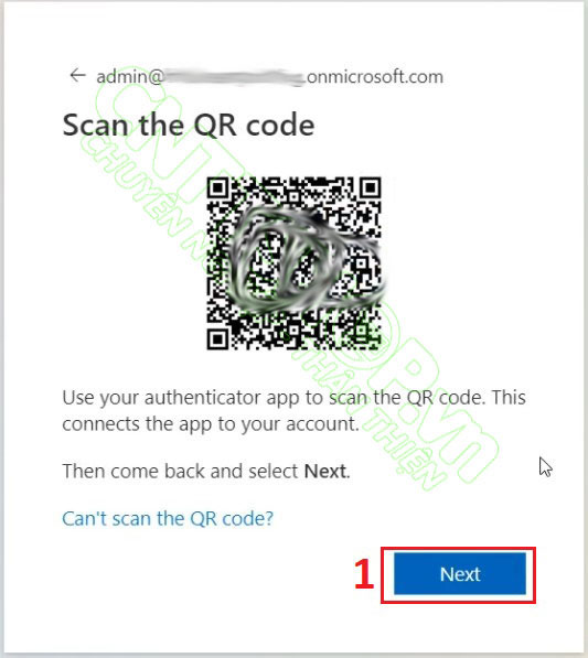 scan mã QR để add vào tài khoản 2FA