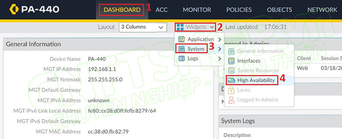 thêm widget cho HA để theo dõi trạng thái