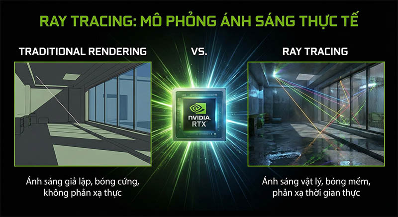 So sánh Ray Tracing