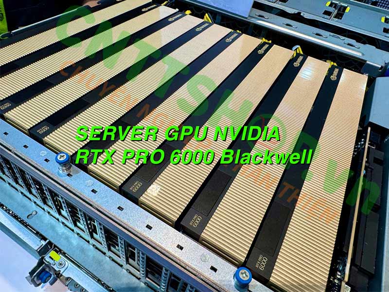 Ra mắt Máy chủ GPU NVIDIA RTX Pro 6000 Blackwell