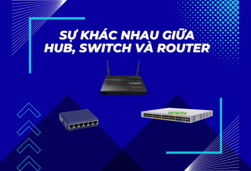 So sánh sự khác nhau giữa Hub, Switch và Router trong mạng máy tính