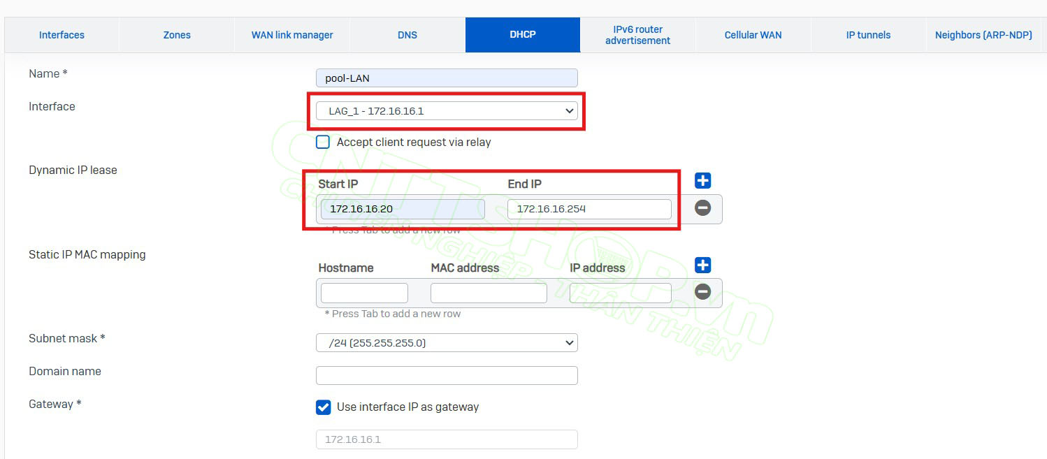 DHCP-config 