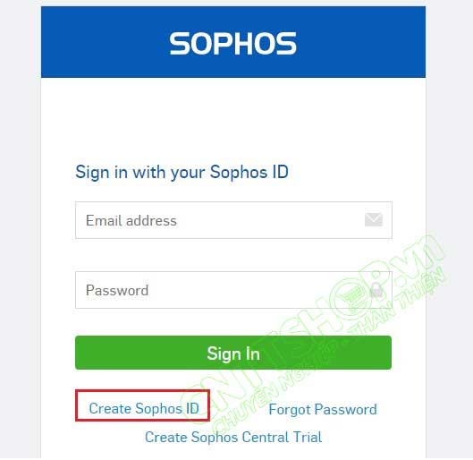 create sophos id