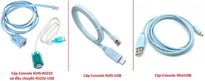 các loại cable console sử dụng cho switch cisco catalyst 9000