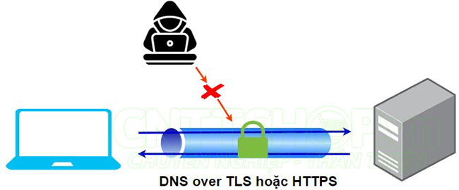 DNS được mã hóa bằng TLS hoặc HTTPS
