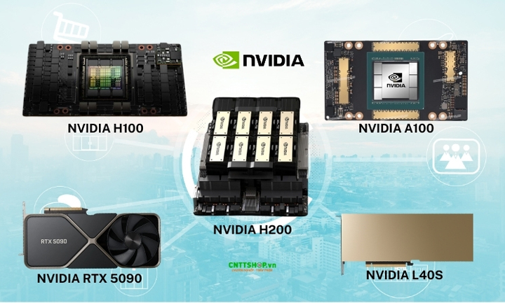 Top 5 GPU NVIDIA cho AI & Deep Learning